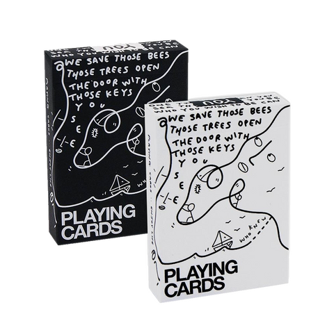 2x Shantell Martin Whitney White And Black Bundle Theory 11 Playing Cards T1149