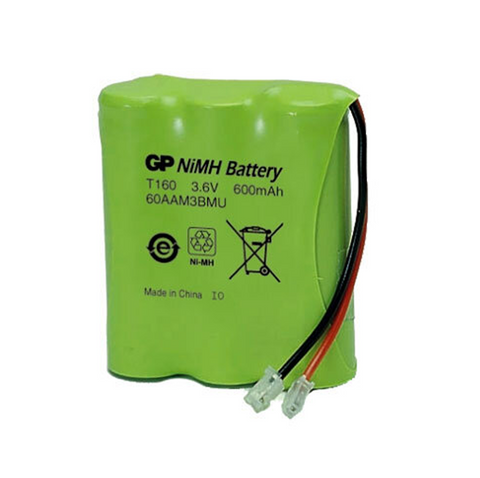 Gp T160 Cordless Phone Charger Battery Metal Hydride 3.6V Nicd 600Mah Dispose