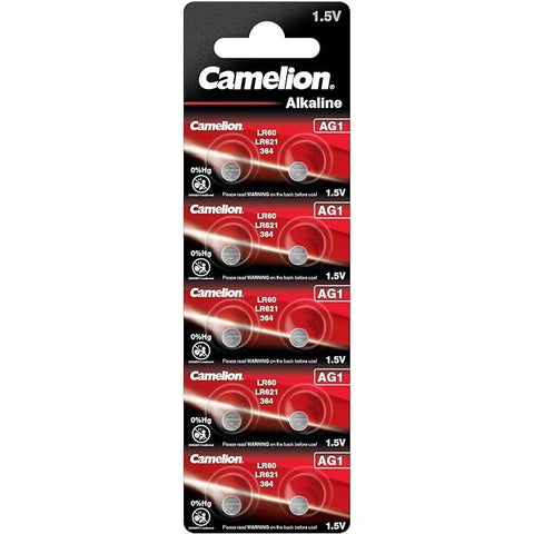 20 Camelion Lr726 Alkaline Batteries Lr59 Ag2 1.5V No Mercury 10Bl NEW