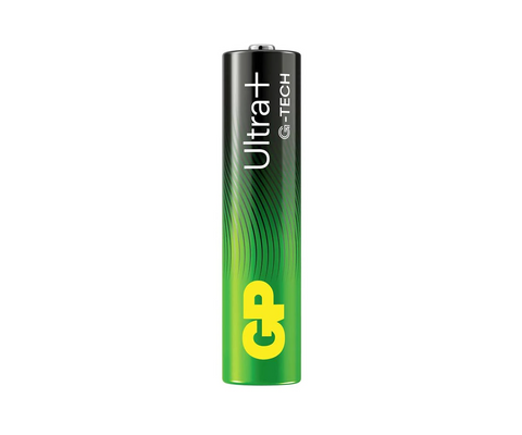 12 Gp Ultra+ Alkaline Aaa Batteries G-Tech Lr03 1.5V No Mercury 4Bl Exp 2033