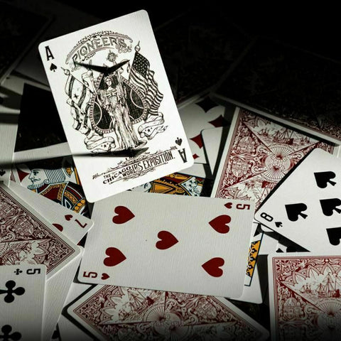 2 Decks Pioneers Red Blue Playing Cards Ellusionist 1893 High Quality Poker NEW