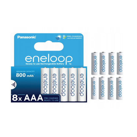 32 Panasonic Eneloop Rechargeable Aaa Hr03 Batteries Blister Pack 1.2V 800Mah