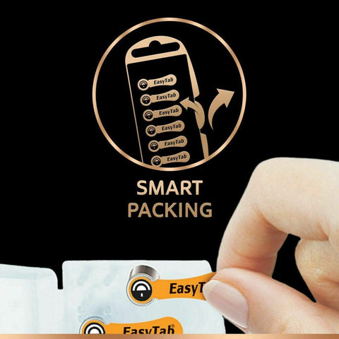 60 Duracell Activair Hearing Aid Batteries Size 13 Zinc Air 1.45V Mercury Free