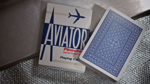 12 Aviator Playing Cards Decks Pinochle Standard Index 6 Blue 6 Red Poker Box