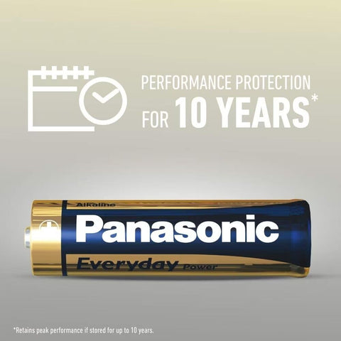 4 Panasonic Everyday Power Aaa Lr03 Alkaline Batteries 1.5V E92 4Bl Exp 2031