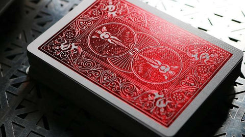 4x Bicycle MetalLuxe Foil Playing Cards - 2 Red 2 Blue Rider Back Decks USA
