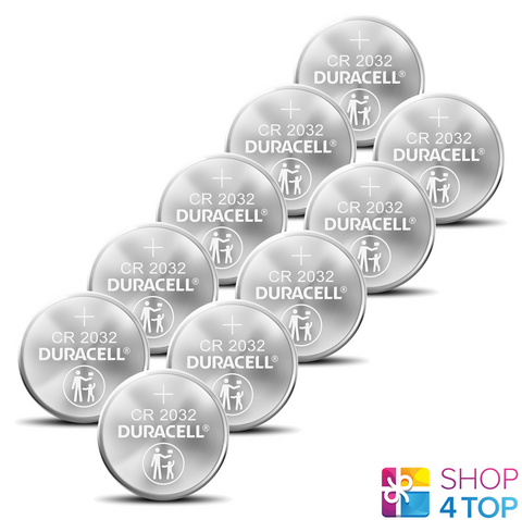 10 Duracell Cr2032 Bulk Lithium Coin Batteries 3V 225Mah Dl2032 2031 Bulk NEW