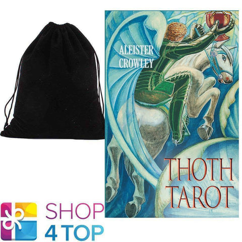 Aleister Crowley Thoth Tarot - Pocket Deck Cards Esoteric Agm With Velvet Bag