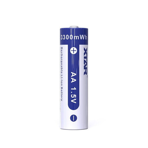 8 Xtar Aa Rechargeable Li-Ion Batteries 3300Mwh 2000Mah Protected 1.5V & Box