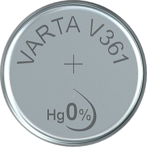 10 Varta V361 Sr58 Sr721Sw Batteries Silver 1.55V Coin Button Cell Watch 2024 12