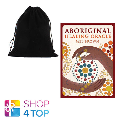 Aboriginal Healing Oracle Cards Deck Rockpool Esoteric Mel Brown With Bag NEW