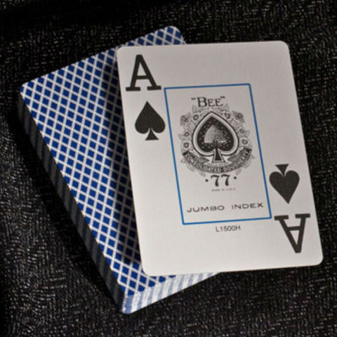 4 Decks Bee Jumbo Index Playing Cards 2 Red 2 Blue Poker USpcc NEW