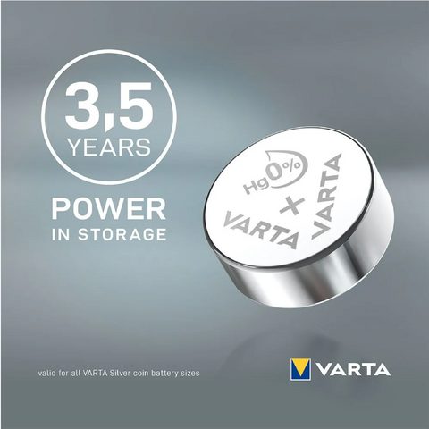 2 Varta 329 Sr731Sw Battery Silver 1.55V Coin Button Cell Watch