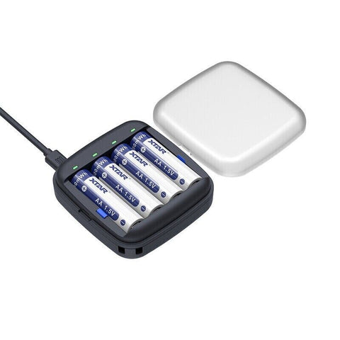 Xtar Et4S Battery Charger Aa Aaa 1.5 V Li-Ion/1.2 Ni-Mh Batteries Excluded NEW