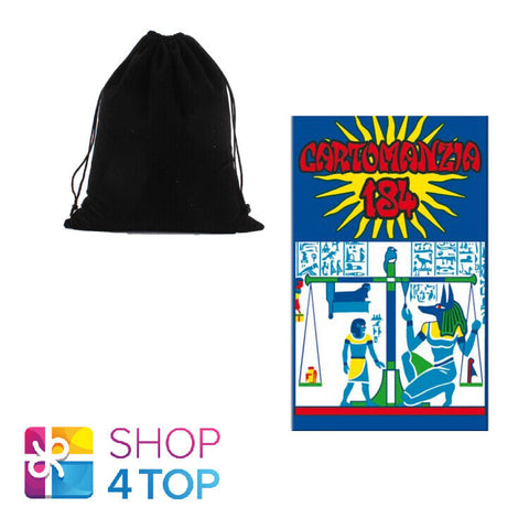 Cartomanzia 184 Tarot Cards Deck Tipo Lusso Modiano Magic Esoteric With Bag NEW