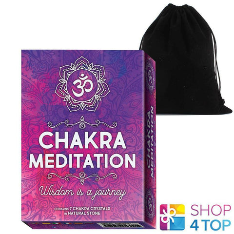 Chakra Meditation 7 Crystals And Mandala Board Telling Lo Scarabeo Bag NEW