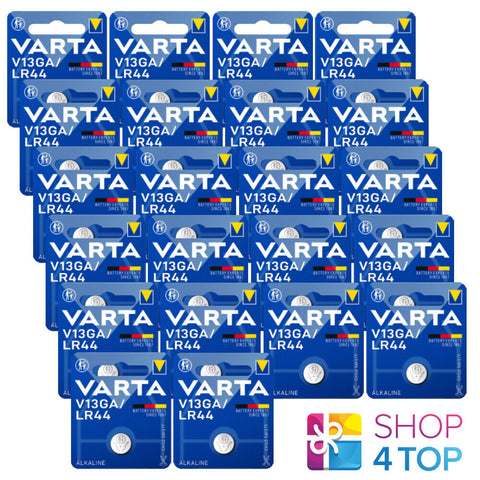 22 Varta V13Ga Lr44 Alkaline Battery Cell Button Batteries 1.5V 1Bl NEW