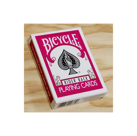 Bicycle Fuchsia Rider Back Pink Playing Cards Deck Magic Tricks USa USpcc NEW