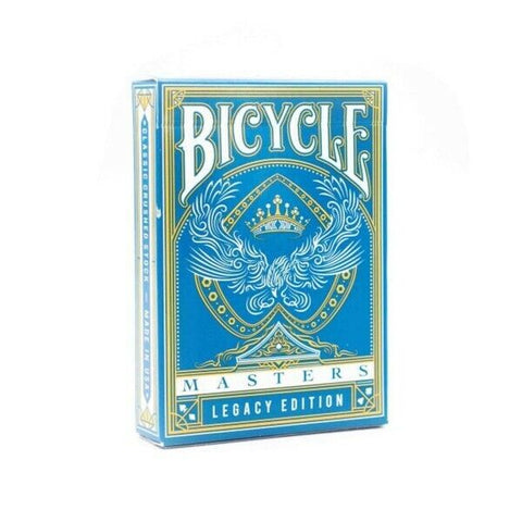 2 Decks Bicycle Masters Legacy Blue Playing Cards Limited Magic Tricks Rider NEW