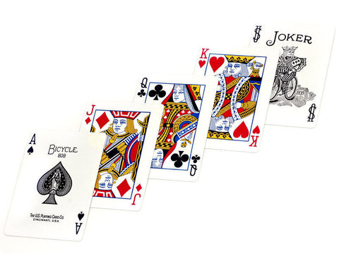 4 Decks Bicycle Rider Back Standard Index 2 Black 2 Red Playing Poker Cards USa