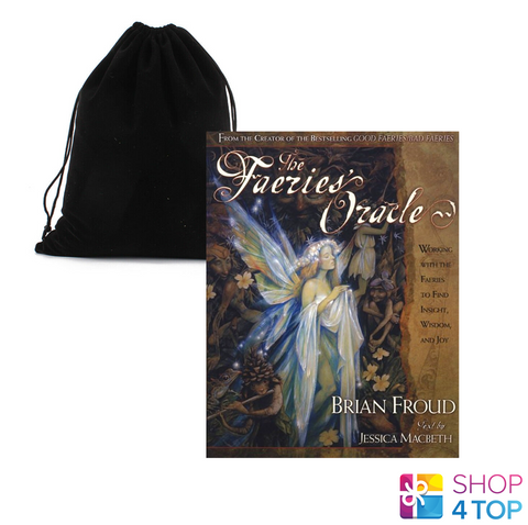 The Faeries Oracle Cards And Bag Deck Book Atria Books Esoteric Brian Froud NEW