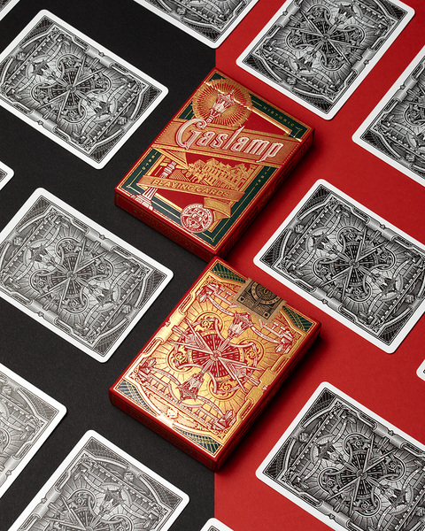2 Decks Gaslamp Playing Cards Art Of Play Magic Tricks Poker USa California NEW