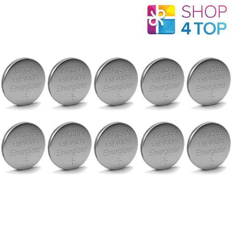 10 Energizer 390 389 Sr521Sw Batteries Silver 1.55V Watch Battery NEW