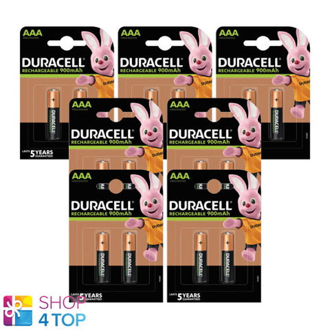 14 Duracell Rechargeable Aaa 900Mah Batteries 1.2V Hr03 Dx2400 Micro 2Bl Nimh