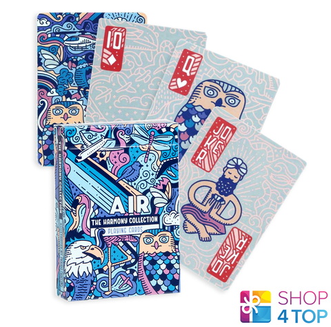 Air Deck The Harmony Collection Playing Cards Art Of Play Magic Poker USa NEW