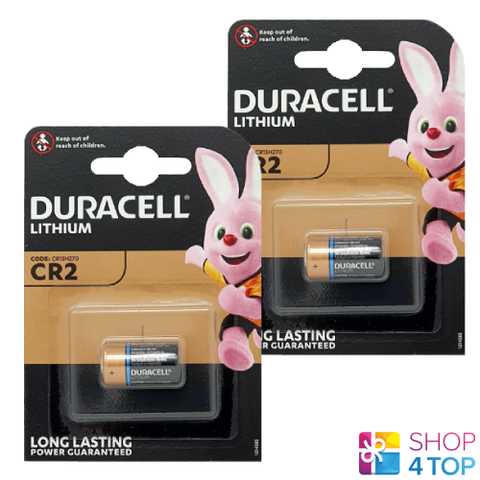 2 Duracell Cr2 High Power Lithium Battery 3V Elcr2 Cr1735 Dlcr2 1Bl NEW