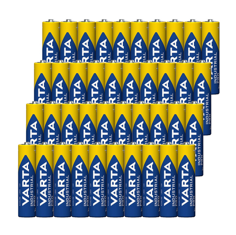 40 Varta Industrial Pro Alkaline Aaa Lr03 Batteries 4003 1.5V 40Bl Exp 2033