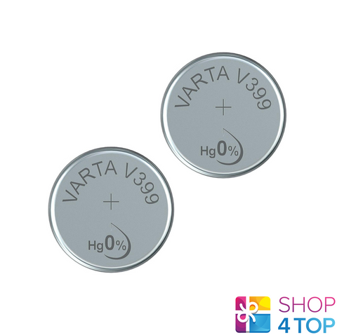 2 Varta 399 Sr927W Battery Silver 1.55V Sr57 Coin Button Cell Watch NEW