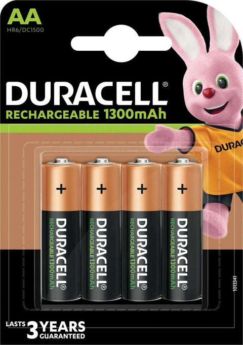 20 Duracell Aa Rechargeable 1300Mah Batteries 1.2V Hr6 Nimh Mignon Stilo 4Bl NEW