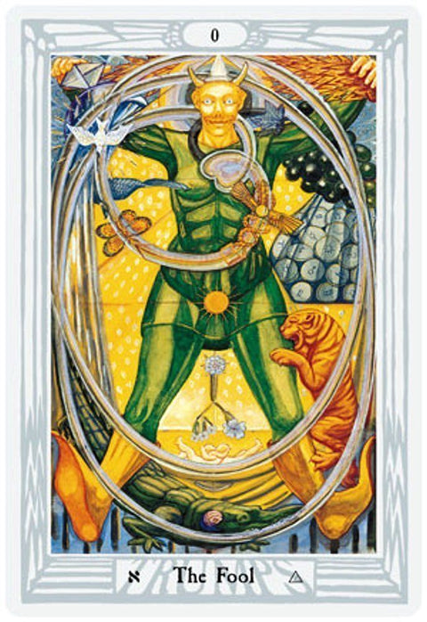 Aleister Crowley Thoth Tarot - Pocket Deck Cards Esoteric Agm With Velvet Bag
