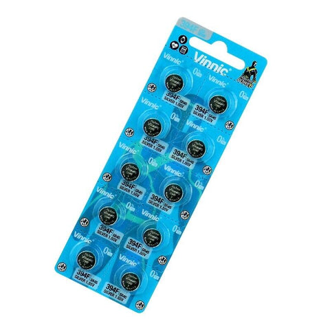 20 Vinnic 394F Button Batteries Silver Sr45 Coin Cell Watch Battery 10Bl 1.55V