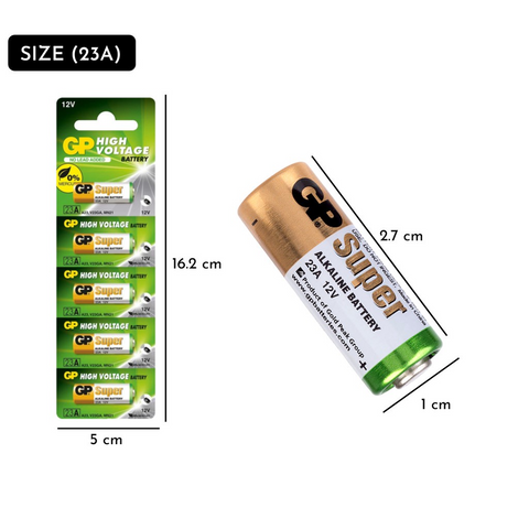10 Gp Super Alkaline Battery 23A V23Ga Mn21 12V High Voltage No Mercury 2027 5Bl