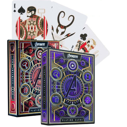 2x Avengers Red Blue Edition The Infinity Saga Theory 11 Playing Cards Marvel