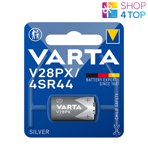 Varta V28Px 4Sr44 Silver Oxide Battery 6.2V 145Mah Silver Cylindr 28L 1Bl 2026