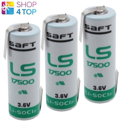 3 Premium Ls17500 Lithium Batteries Z Soldering 3.6V 3600Mah Li-Soci2 France NEW