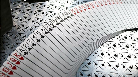 4x Bicycle MetalLuxe Foil Playing Cards - 2 Red 2 Blue Rider Back Decks USA