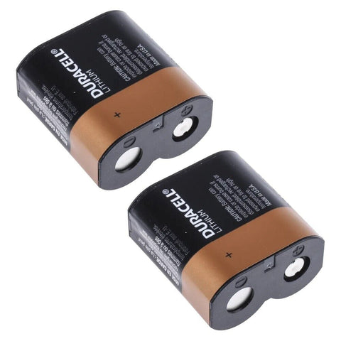 2 Duracell 223 Cr-P2 High Power Lithium Batteries 6V Dl223 Crp2
