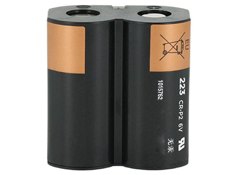 2 Duracell 223 Cr-P2 High Power Lithium Batteries 6V Dl223 Crp2