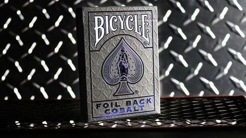 4x Bicycle MetalLuxe Foil Playing Cards - 2 Red 2 Blue Rider Back Decks USA