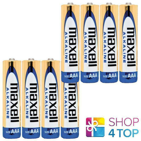 8 Maxell Alkaline Aaa Lr03 Batteries 1.5V Micro Mn2400 NEW