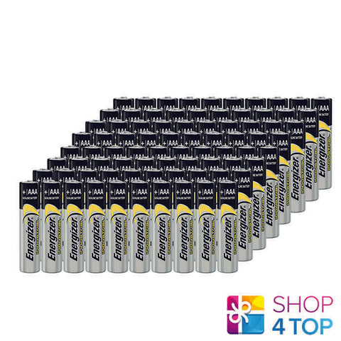 80 Energizer Aaa Alkaline Lr03 Batteries 1.5V Industrial Micro Mn2400 NEW