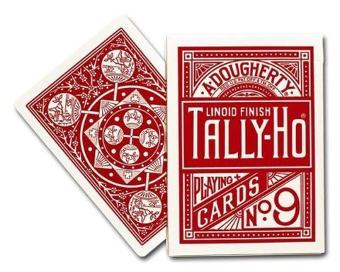 4 Decks Bicycle Tally Ho Fan Back Playing Cards 2 Red 2 Blue USpcc NEW
