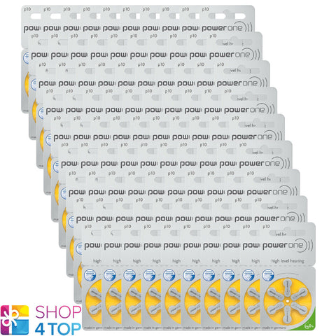 540 Power One Varta Size 10 Pr70 Hearing Aid Batteries 1.45V Zinc Air 2027 NEW