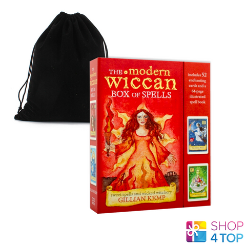 The Modern Wiccan Box Of Spells Cards And Bag Deck Book Cico Books Esoteric NEW