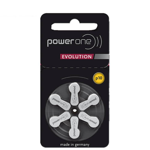 60 Power One Evolution Varta Size 10 Pr70 Hearing Aid Bateries 1.45V Germany NEW