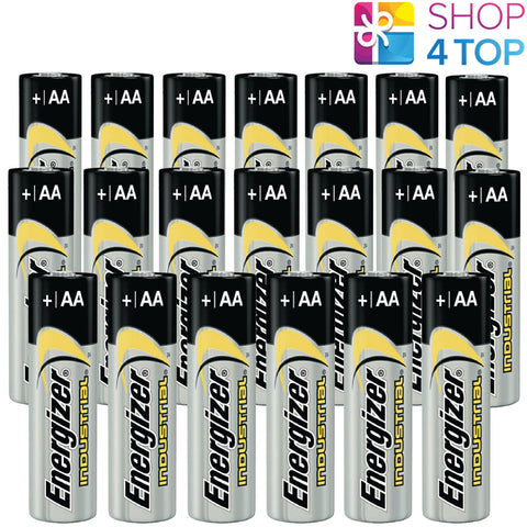 20 Energizer Aa Alkaline Lr6 Batteries 1.5V Industrial Mignon Mn1500 Am3 E91 NEW